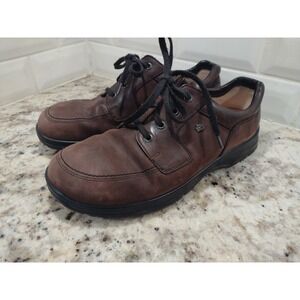 Finn Comfort Dijon Oxford Lace Up Sneakers Comfort  Brown Mens 8.5 German s16